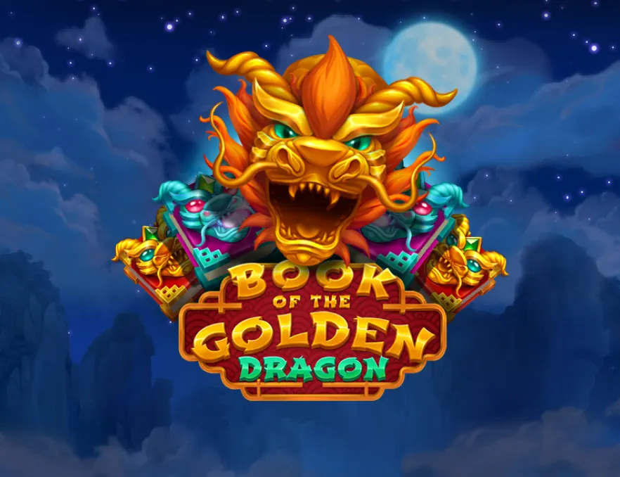 Tinbet book of the golden dragon slot game